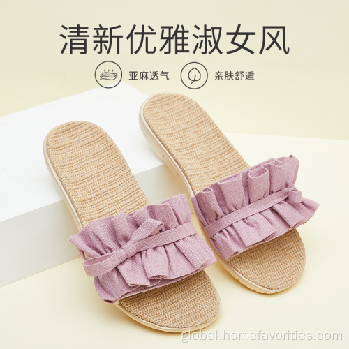 Summer Slippers Women Flat Casual Soft Open Toe Anti-Slip Slippers Manufactory